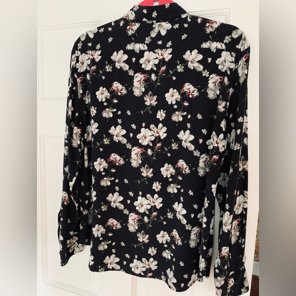 Equipment floral printed silk button-up blouse - Picture 2 of 6